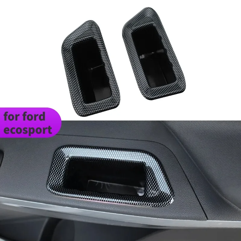 Für Ford Eco sport 2013-2017 2 Stück abs Auto Haustür Aufbewahrung sbox Fall Container Verstauen Organizer Innen zubehör Image