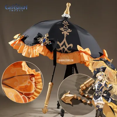 Spiel Genshin Impact Navia Hochreduzierbare Regenschirm-Requisite, Anime-Kostüm-Requisiten, Image