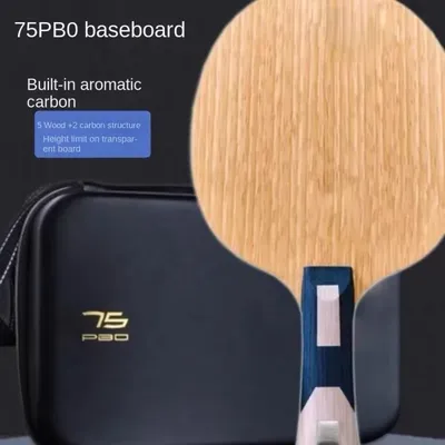 Ssanwei-Horizontaler Schläger mit eingebautem PBO-Carbon, profession eller Bodenplatte, fünf Holz, zwei Carbon, Super 75 Image
