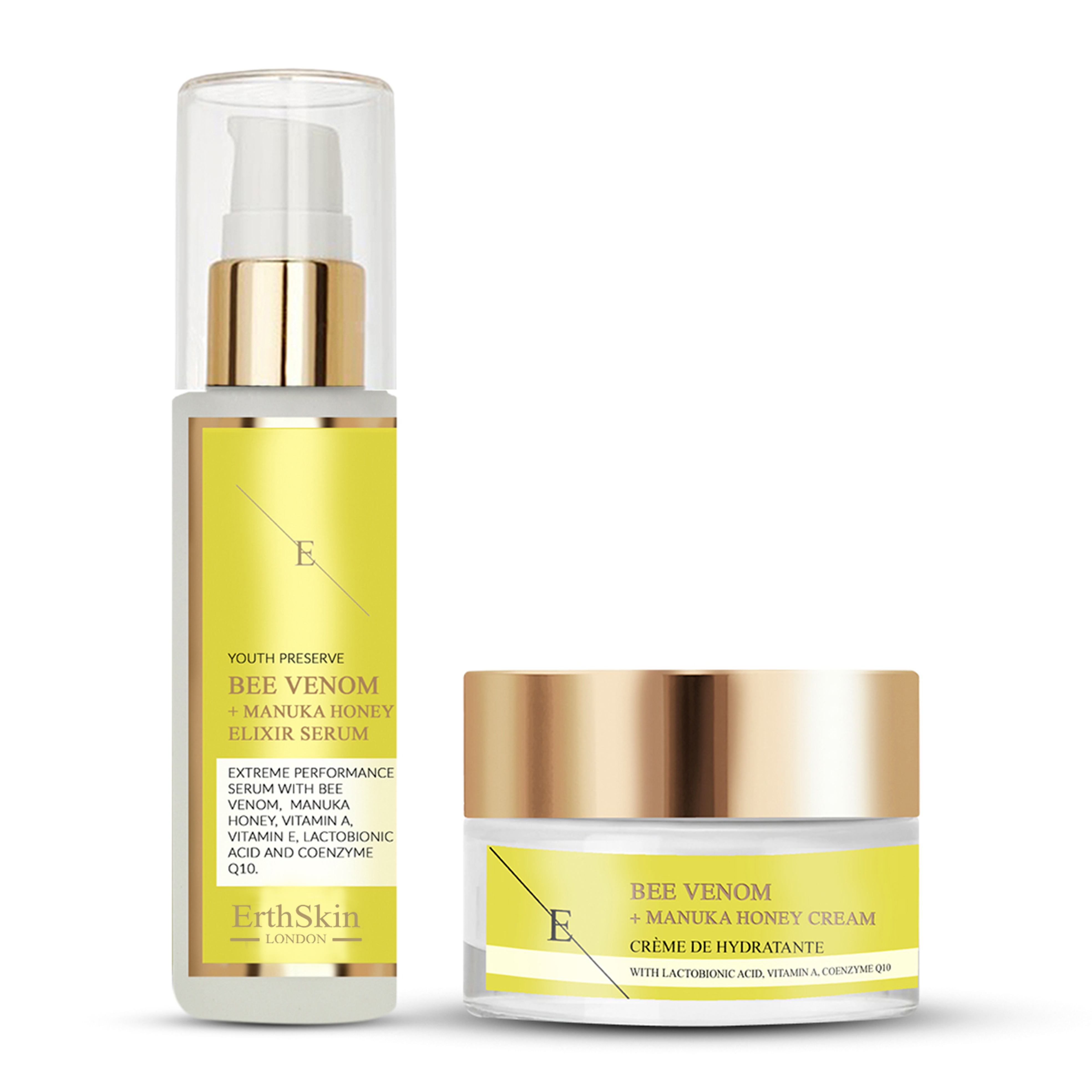 Bienengift + Manuka Honig Creme 50ml + Bienengift + Manuka Honig Elixier Serum 60ml Image