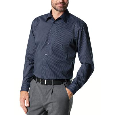 Walbusch Herren Bügelfrei-Hemd Walbusch-Kragen Beige gestreift Image