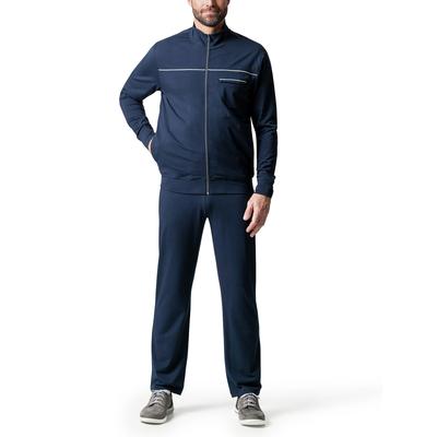 Walbusch Herren Freizeit-Anzug Sommerleicht Blau gestreift Image