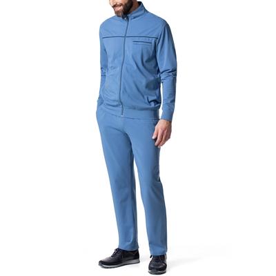 Walbusch Herren Jogging-Anzug Sommerleicht Blau gestreift Image