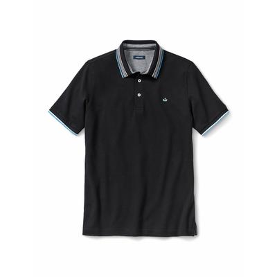 Walbusch Herren Quick Dry Polo Shirt Schwarz Image