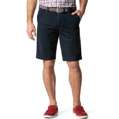 Walbusch Herren Bügelfrei-Stretchbund-Bermudas Blau Image