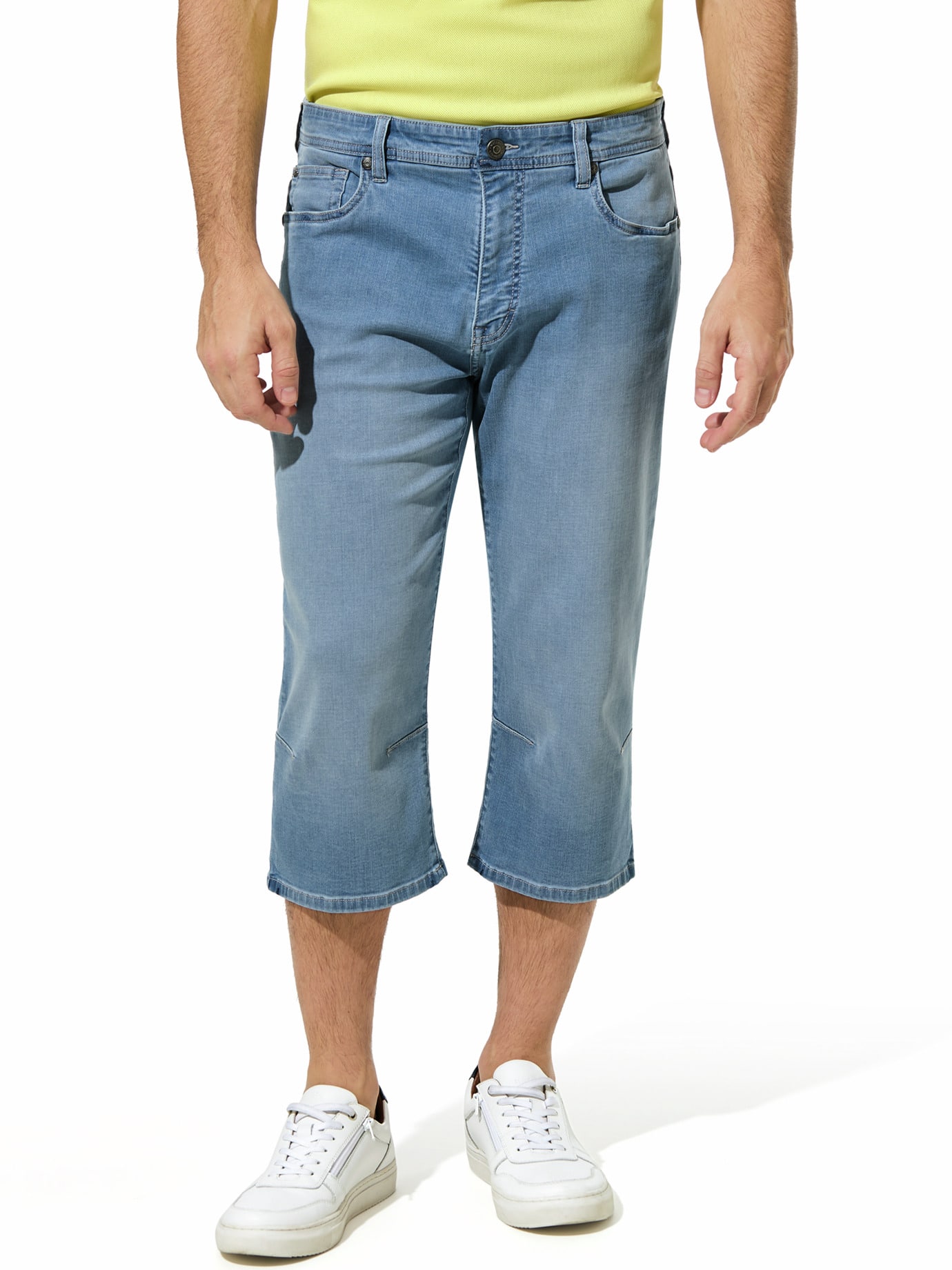 Walbusch Herren Ultralight Siebenachtel-Jeans 2.0 Blau