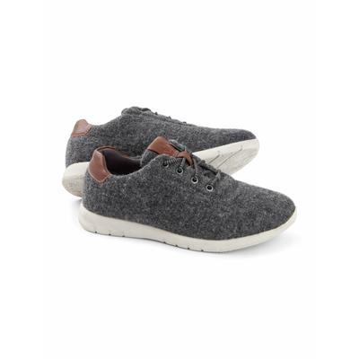 Walbusch Herren Merino Schnürschuh Grau noch offen: Muster Image