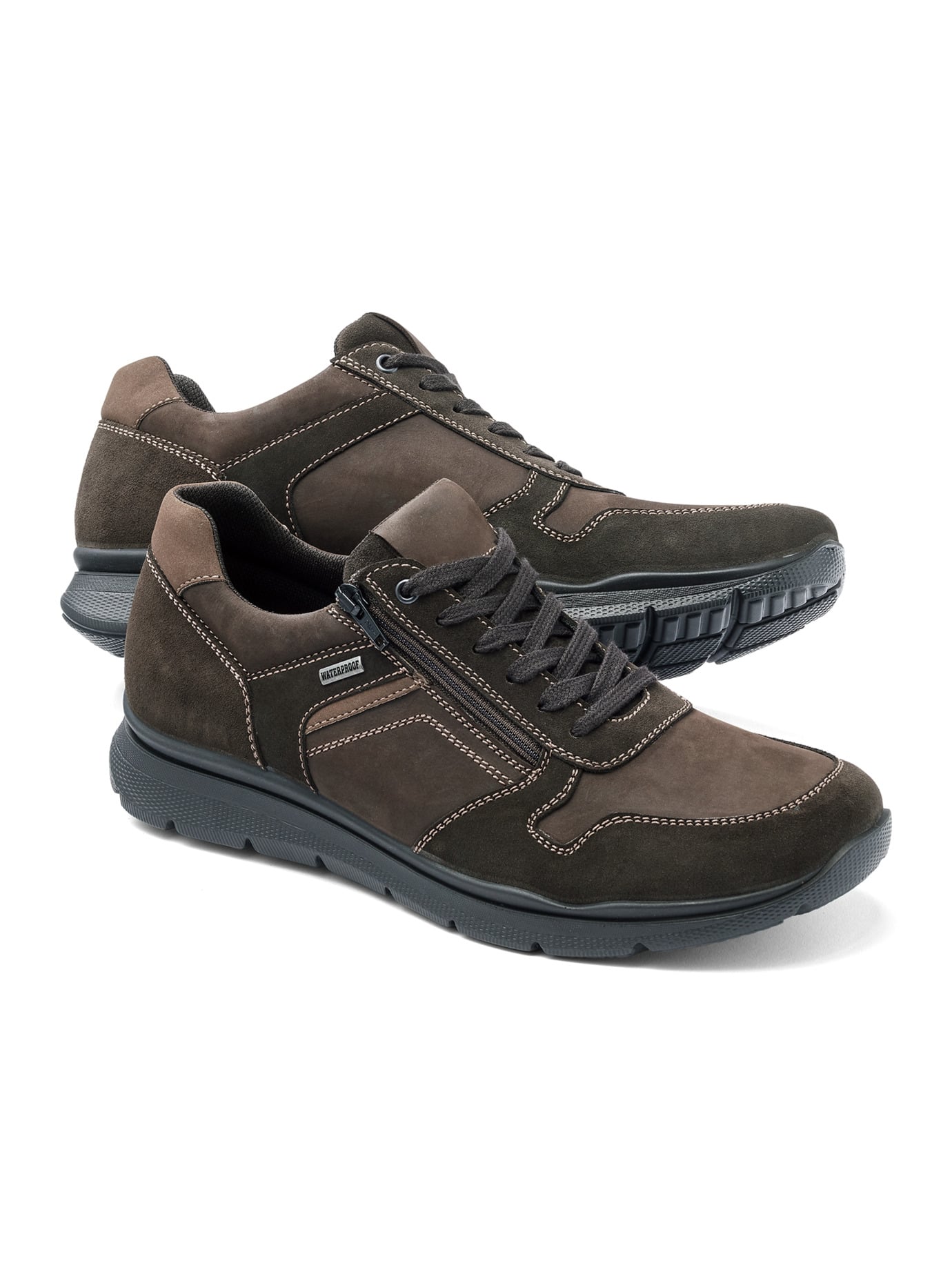 Walbusch Herren Aquastop Sneaker Braun