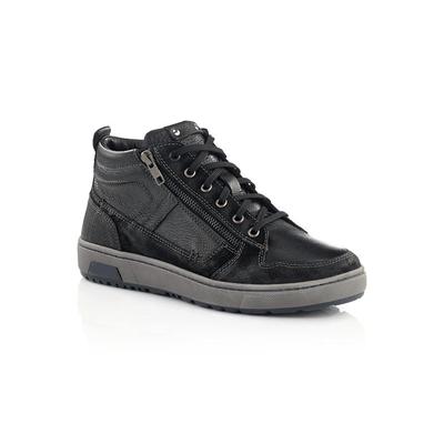 Walbusch Herren Kalbleder-Schnürer High Top Schwarz Image