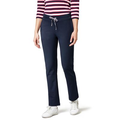 Walbusch Damen Baumwollstretch Hose Blau