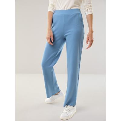 Walbusch Damen Baumwollstretch Marlene-Hose Hellblau Image