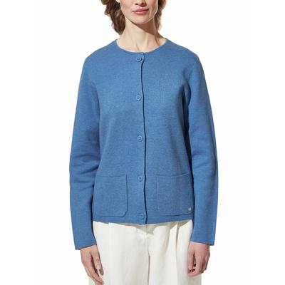 Walbusch Damen Doubleface-Strickjacke Blau mehrfarbig Image
