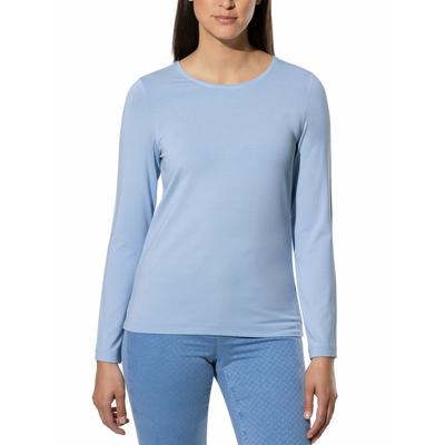Walbusch Damen Viskose-Shirt Langarm Hellblau Image