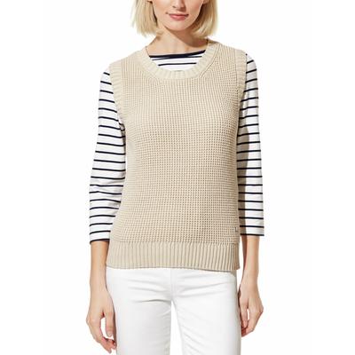 Walbusch Damen Edelstruktur-Pullunder Beige Image