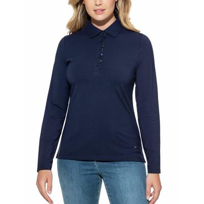 Walbusch Damen Thermo-Polo Blau Image