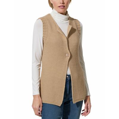 Walbusch Damen Strickweste Merinomix Beige Image