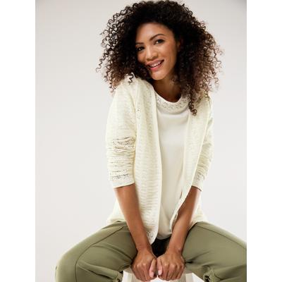 Walbusch Damen Twin Set Ajour Weiss Image