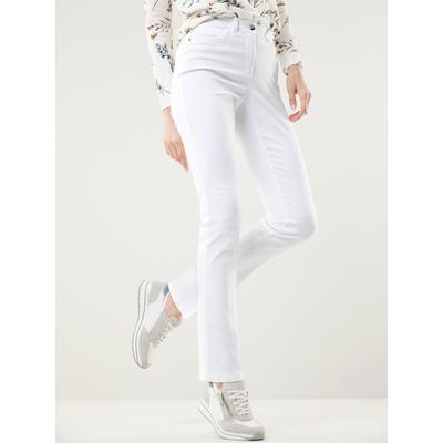 Walbusch Damen Bügelfrei Baumwoll-Hose Weiß Image