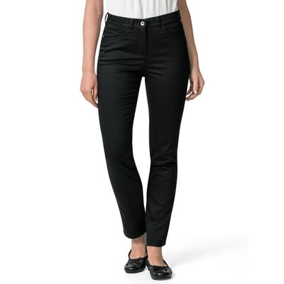 Walbusch Damen Bügelfrei Cotton Hose Schwarz Image
