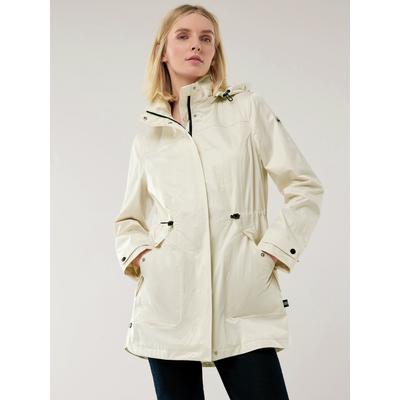 Walbusch Damen Aquastop Parka-Jacke Crinkle 2.0 Beige Image