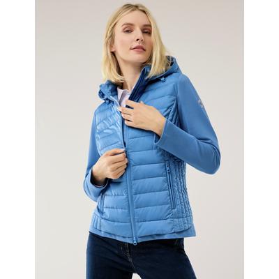 Walbusch Damen Steppjacke Materialmix Blau Image