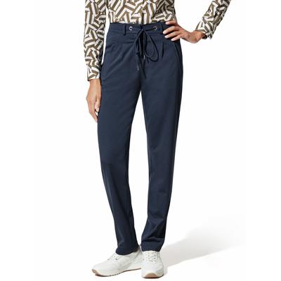 Walbusch Damen Jersey-Hose Stretch & Relax Blau Image