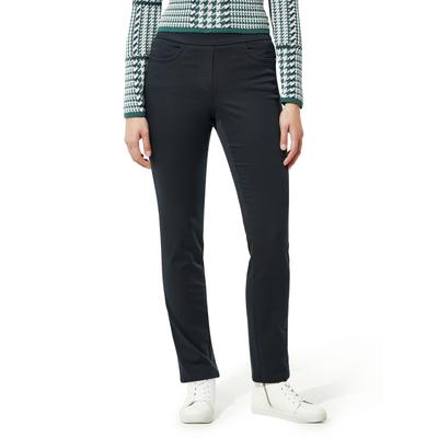 Walbusch Damen Thermo-Bügelfrei Baumwoll-Hose Blau Image