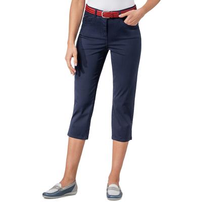 Walbusch Damen Baumwoll-Capri Supersoft Blau Image