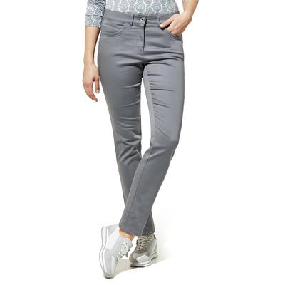 Walbusch Damen Bügelfrei Cotton-Hose Grau Image
