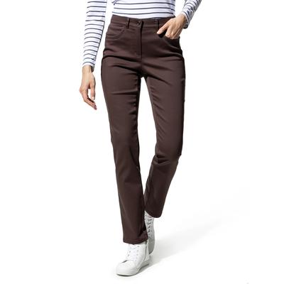 Walbusch Damen Bügelfrei Baumwoll-Hose Braun Image