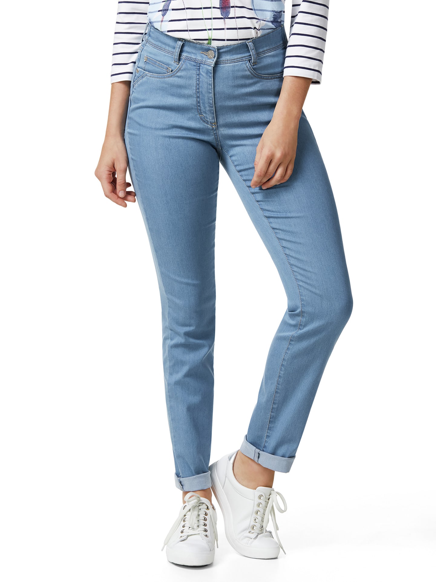 Walbusch Damen Yoga-Jeans Ultrastretch Blau