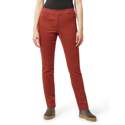Walbusch Damen Thermo-Bügelfrei Cotton-Hose Braun Image