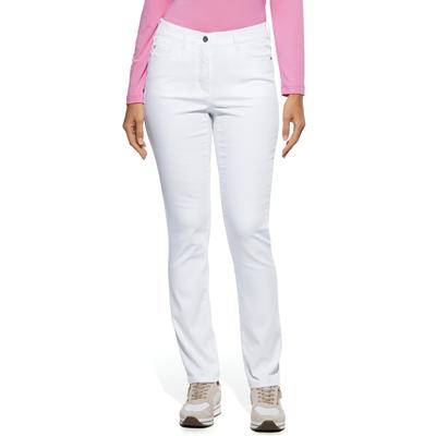 Walbusch Damen Yoga-Jeans Ultrastretch Slim Fit Weiss Image