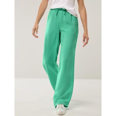 Walbusch Damen Marlenehose Leinenmix Gruen Image