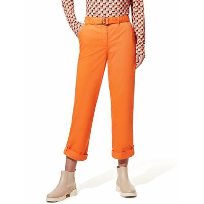 Walbusch Damen Baumwoll-Krempel-Hose Orange Image