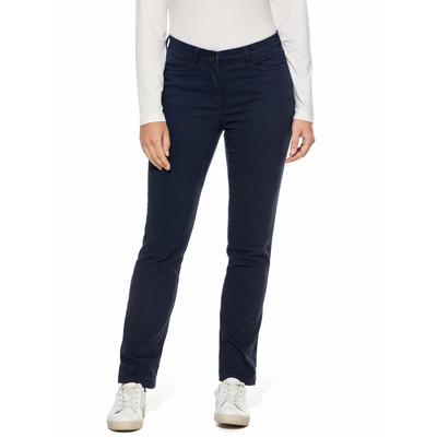 Walbusch Damen 2-in-1-Bügelfrei-Thermohose Blau Image