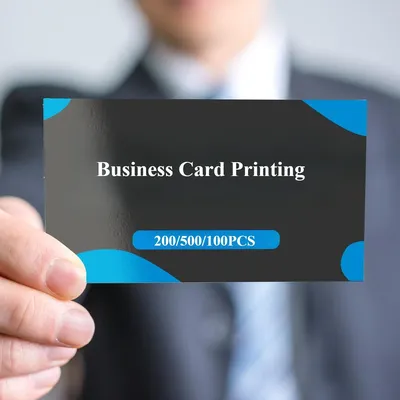 200/500/1000 PCS Customized Printing Business Cards Free Design Art Paper Personalized Gift Cards