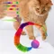Cat Interactive Toys Caterpillar Elastic Ball Cat Toy Rainbow Worm Bouncing Ball Pet Supplies Puzzle
