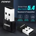 FENVI USB Bluetooth 5.4 Adattatore Trasmettitore Ricevitore Bluetooth 5.3 Dongle Adattatore USB Wireless Per Mouse Tastiera Altoparlante Musica