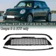 Per Mini R55 R56 R57 R58 R59 2007-2015 Cooper S & JCW Griglia del paraurti Nero lucido Griglia del radiatore a rete a nido d'ape (Non per Cooper)