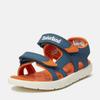 Sandale TIMBERLAND "Perkins Row 2 STRAP SANDAL", Gr. 23, blau (dunkelblau), Synthetik, sportlich, Schuhe, mit Klettverschluss