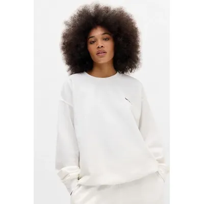 iets frans. Embroidered Sweatshirt - White S at Urban Outfitters