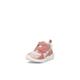 Lauflernschuh ECCO "Biom", Kinder, Gr. 19, rosa (weiß, rosa), Leder, Veloursleder, Textil, kontrastfarbene Details, casual, Schuhe, Babyschuh, Klettschuh, Halbschuh, Sneaker mit Klettverschluss