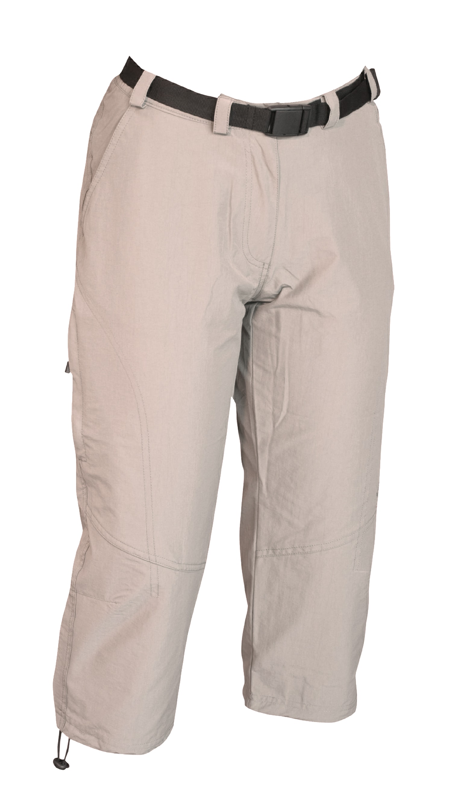 3/4-Hose DEPROC ACTIVE "KENORA Full Stretch Piratenhose Damen", Damen, Gr. 36 (S), Normalgrößen, beige (sand), 95% Polyester; 5% Elasthan, Hosen, auch in Großen Größen erhältlich