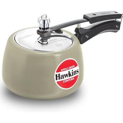 Hawkins Ceramic Coated 3.2 Quart Pressure Cooker, Apple Green