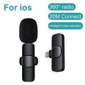 Microfono Lavalier Wireless 2.4G Portatile per Riprese Video e Registrazione Audio in Streaming Live Mini Mic IOS Android