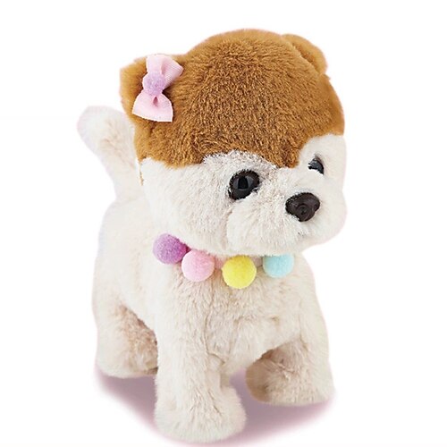 Welpenspielzeug für Kinder, Spielzeughunde, die laufen und bellen, laufendes Hundespielzeug für Kinder mit Leine, interaktiver Plüschwelpe mit Fernbedienung für Mädchen und Jungen im Alter von 3–7