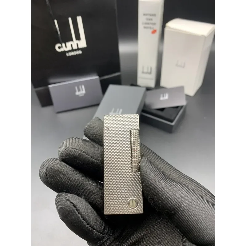 Dunhlil Gas feuerzeug Butan Fackel wind dicht High-Flame Feuerzeug Zigaretten zubehör Metall Zigaretten anzünder High-End-Geschenk box Image