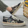 Neue Ethnische Stil männer Schuhe Sommer Atmungsaktive Casual Schuhe Männer Flache Leinwand Schuhe Große Größe 45 Fischer Schuhe Mann espadrilles