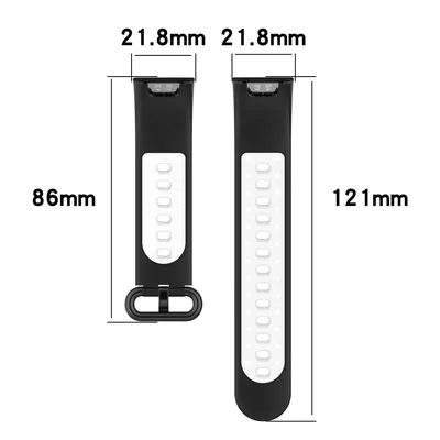 Geeignet für das zweifarbige Silikonarmband im Redmi Watch2/Watch2 Lite-Loch-Stil Image